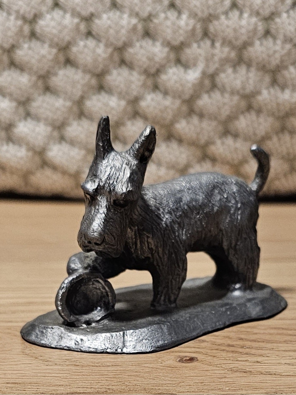 Black Scottie Dog Figurine Decorative Accent for Pet Lovers